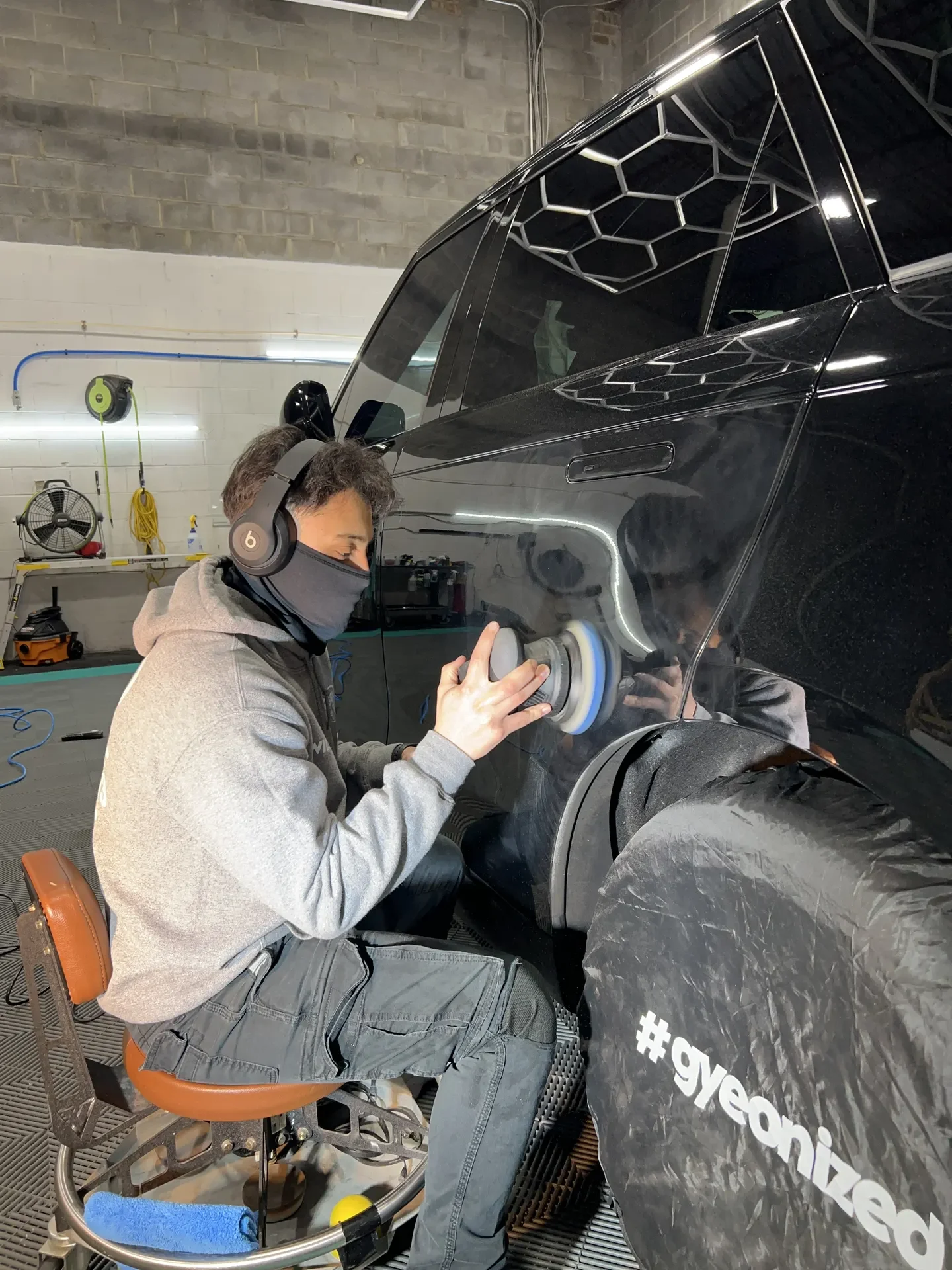 Process of Ceramic Coating Installation at Enhance Auto Care